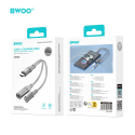 BWOO 2 in 1 Adapter Lightning | Type C to 3.5MM Jack BZ67 BWOO 2 in 1 Adapter Lightning | Type C to 3.5MM Jack BZ67