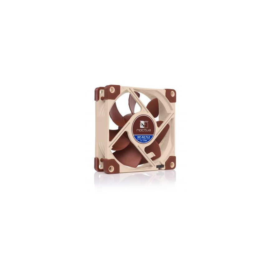 Noctua NOC-NF-A8-FLX Корпус компьютера Вентилятор 8 cm Бежевый, Коричневый 1 шт – 2