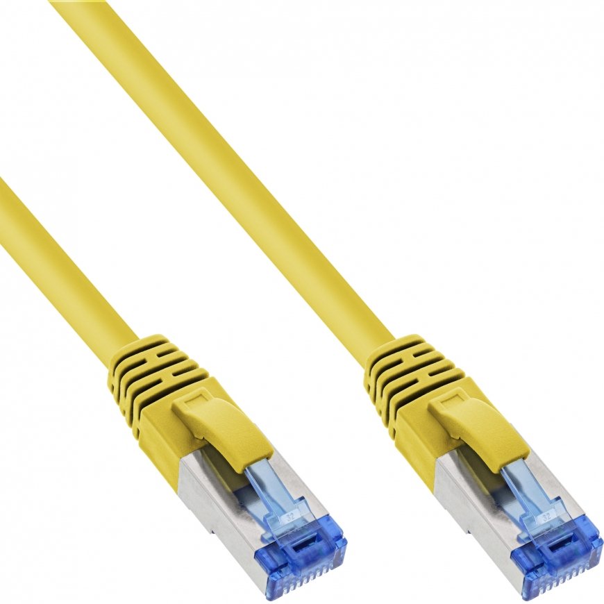 InLine 76802Y сетевой кабель Желтый 2 m Cat6a S/FTP (S-STP)