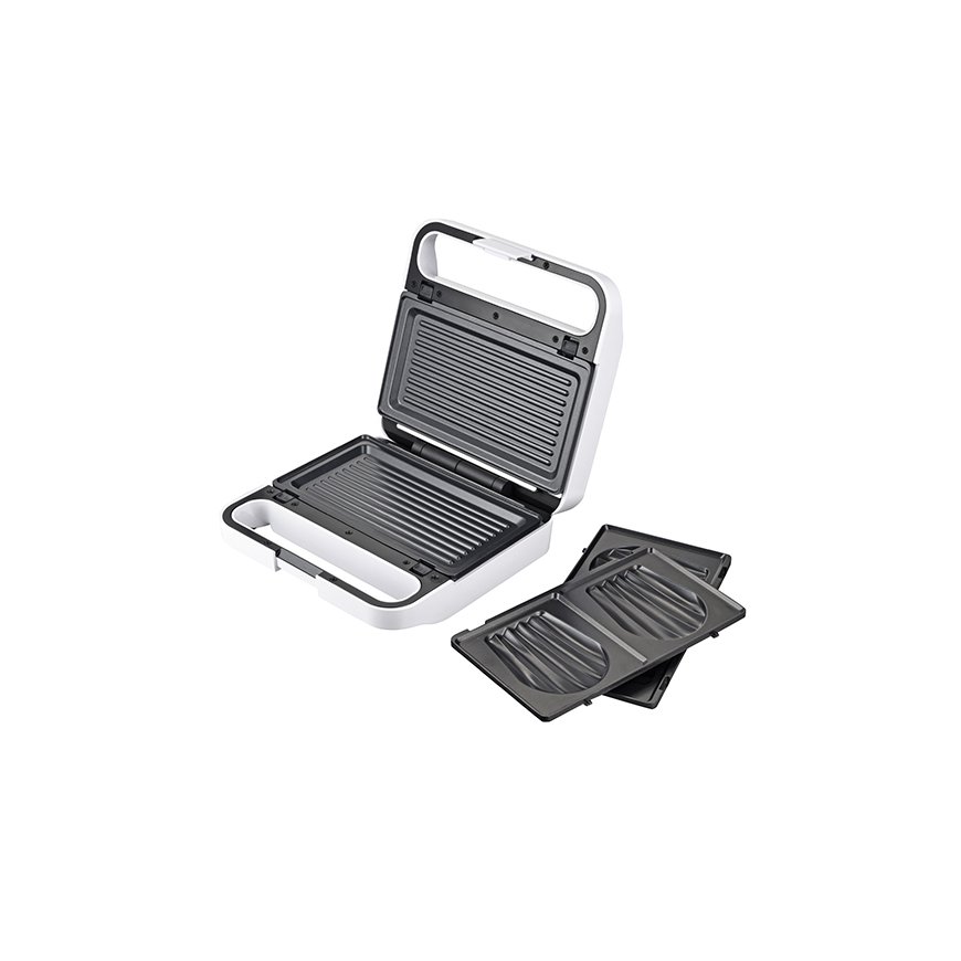Adler AD 3070w sandwich maker 1100 W White – 2