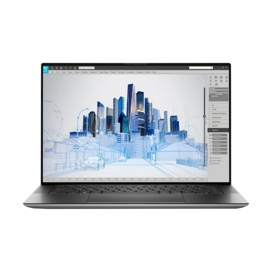 DELL Precision 5550 Portatīvais dators 15,6" Core™ i7-10750H / 16GB RAM / 512GB SSD / Quadro T1000 / Windows 11 Pro / Refurbishe