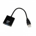 iBox IAHV01 video kabeļu aksesuārs HDMI Type A (Standard) VGA (D-Sub) Melns