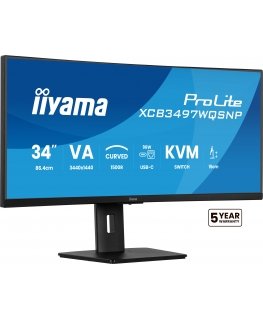 iiyama ProLite XCB3497WQSNP-B1 tietokoneen litteä näyttö 86,4 cm (34") 3440 x 1440 pikseliä UltraWid