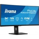 iiyama ProLite XCB3497WQSNP-B1 computer monitor 86.4 cm (34") 3440 x 1440 pixels UltraWide Quad HD L