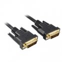 Sharkoon 5m DVI-D to DVI-D (24+1) DVI кабель Черный Sharkoon 5m DVI-D to DVI-D (24+1) DVI кабель Черный