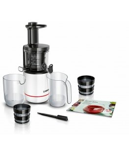 Bosch MESM500W sulu spiede Lēns sulas spiedējs 150 W Melns, Balts