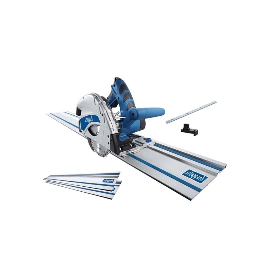 Scheppach PL55 16 cm Melns, Zils