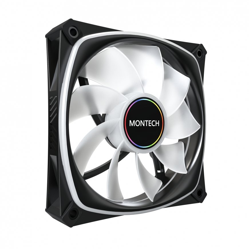 Montech RX120 PRO Arvuti korpus Ventilaator 12 cm Valge 1 tk – 2