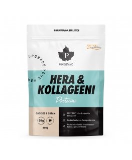 Puhdistamo Athletics порошок сыворотки и коллагена, печенье и крем, 500 г