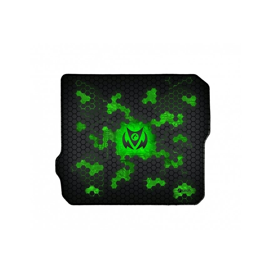 C-TECH Anthea Cyber Spēļu peles paliktnis Melns, Zaļš – 3