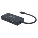 Manhattan 152983 USB ekrano adapteris 3840 x 2160 pikseliai Juoda Manhattan 152983 USB ekrano adapteris 3840 x 2160 pikseliai Juoda