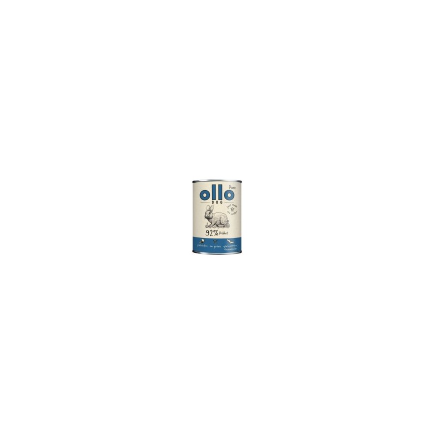 OLLO Pure Rabbit - märkä koiranruoka - 400g