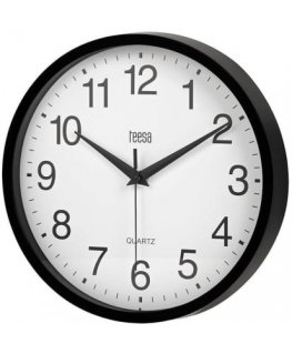 Teesa Wall Clock 25 cm Black