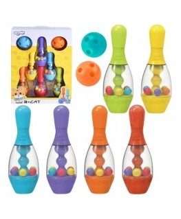 Boulingas värviline lastele WOOPIE 8 tk.