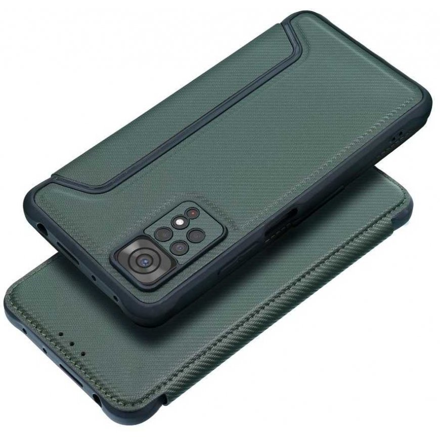 Dėklas Oem LUNA Book Carbon Samsung Galaxy S24 FE jaoks musta värvi
