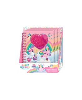 Kids Euroswan - Licencēšanas piederumi Kids Euroswan - Licencēšanas piederumi 3D spīdīgs piezīmjdators | Sweet Dreams
