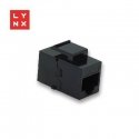 LYNX keystone connector UTP Cat6, 8P8C, black LYNX keystone connector UTP Cat6, 8P8C, black
