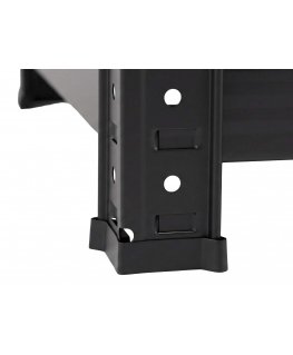 Pro Shelf met. pressed, 5 shelves, 180×90×40, 175 kg, black