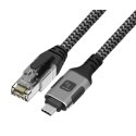 Techly ICOC U3C-RJ45-010 tīkla kabelis Sudrabs, Melns 1 m Cat6 F/UTP (FTP) Techly ICOC U3C-RJ45-010 tīkla kabelis Sudrabs, Melns 1 m Cat6 F/UTP (FTP)