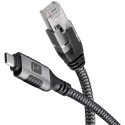 Techly ICOC U3C-RJ45-010 networking cable Silver, Black 1 m Cat6 F/UTP (FTP) Techly ICOC U3C-RJ45-010 networking cable Silver, Black 1 m Cat6 F/UTP (FTP)