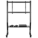 Techly Floor Stand with Shelf for 45-90" LCD/LED/Plasma TV Techly Floor Stand with Shelf for 45-90" LCD/LED/Plasma TV