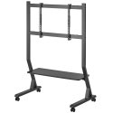 Techly Floor Stand with Shelf for 45-90" LCD/LED/Plasma TV Techly Floor Stand with Shelf for 45-90" LCD/LED/Plasma TV