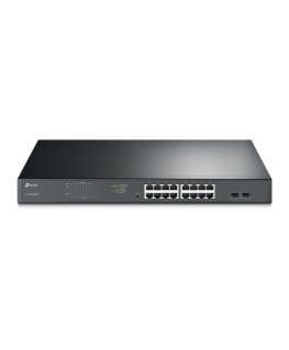 TP-Link TL-SG1218MPE Vadīts L2 Gigabit Ethernet (10/100/1000) Power over Ethernet (PoE) 1U Melns