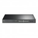 TP-Link TL-SG1218MPE Valdomas L2 Gigabit Ethernet (10/100/1000) Maitinimas per Eternetą (PoE) 1U Juo TP-Link TL-SG1218MPE Valdomas L2 Gigabit Ethernet (10/100/1000) Maitinimas per Eternetą (PoE) 1U Juo