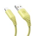 Tellur TLL155397 „Lightning“ kabelis 1 m Geltona Tellur TLL155397 „Lightning“ kabelis 1 m Geltona