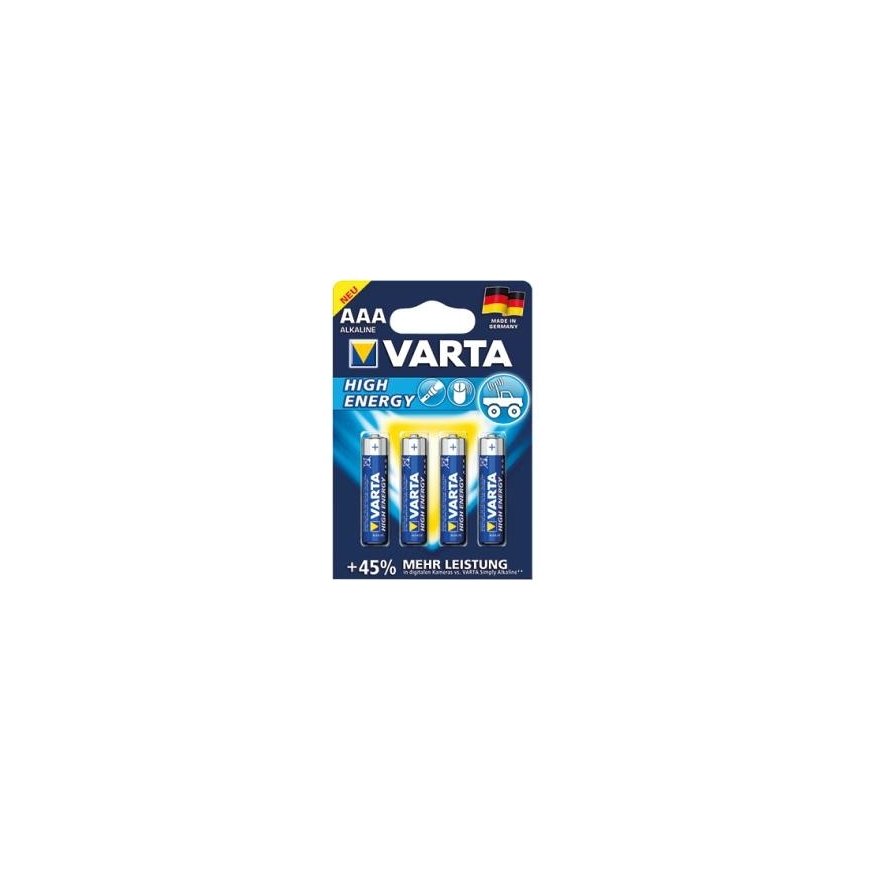 Varta AAA, Alkaline, 1.5 V Ühekordne patarei Aluseline