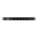 Lanberg PDU-05E-0200-IEC-BK блок распределения питания 5 розетка(и) 1U Черный Lanberg PDU-05E-0200-IEC-BK блок распределения питания 5 розетка(и) 1U Черный