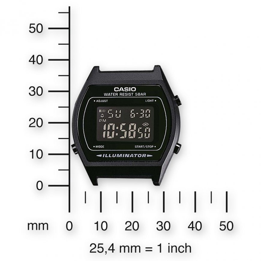 Casio B640WB-1BEF rannekello Rannekorukello Unisex Elektroninen musta – 4