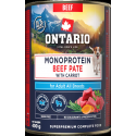 Konservi suņiem - Ontario Adult Monoprotein Beef Pate with Carro Konservi suņiem - Ontario Adult Monoprotein Beef Pate with Carro