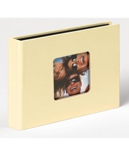 Walther Mini slip-in Fun photo album Cream 36 sheets 10 x 15 Saddle stitch binding