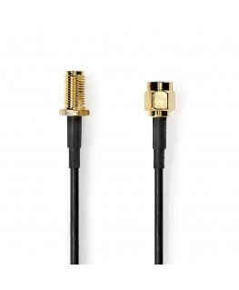 Nedis CSGL02010BK30 coaxial cable 3 m SMA Black