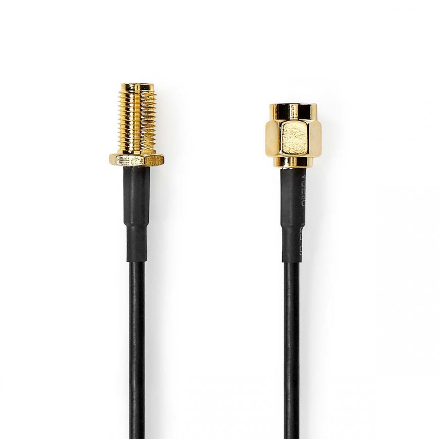 Nedis CSGL02010BK30 coaxial cable 3 m SMA Black