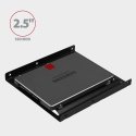 Axagon RHD-125B Halterahmen für 1x 2.5\" im 3.5\" Slot - schwarz Must Metall