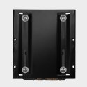 Axagon RHD-125B Halterahmen für 1x 2.5\" im 3.5\" Slot - schwarz Melns Metāls