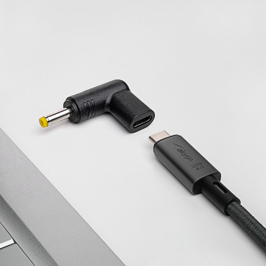 Akyga AK-ND-C04 cable gender changer USB-C 4.0 x 1.7 mm Black – 2