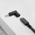Akyga AK-ND-C04 cable gender changer USB-C 4.0 x 1.7 mm Black Akyga AK-ND-C04 cable gender changer USB-C 4.0 x 1.7 mm Black