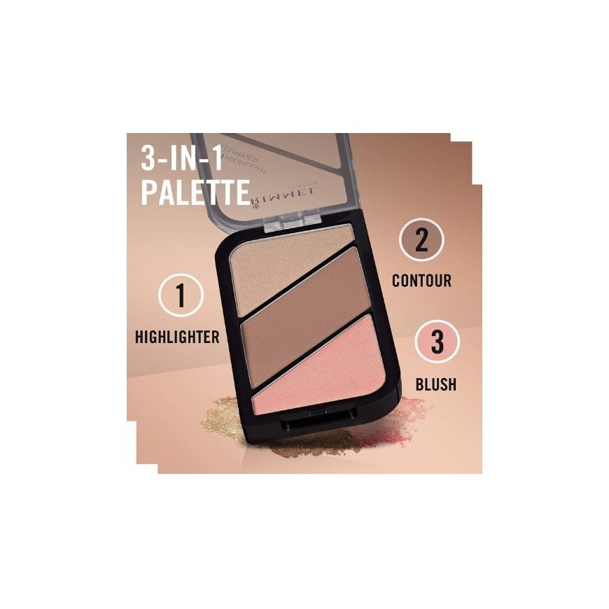 Rimmel Terra Sculpting Palette, 002 Coral – 3