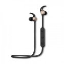 Qoltec 50842 headphones/headset Wireless Ear-hook Calls/Music Micro-USB Bluetooth Black, Gold