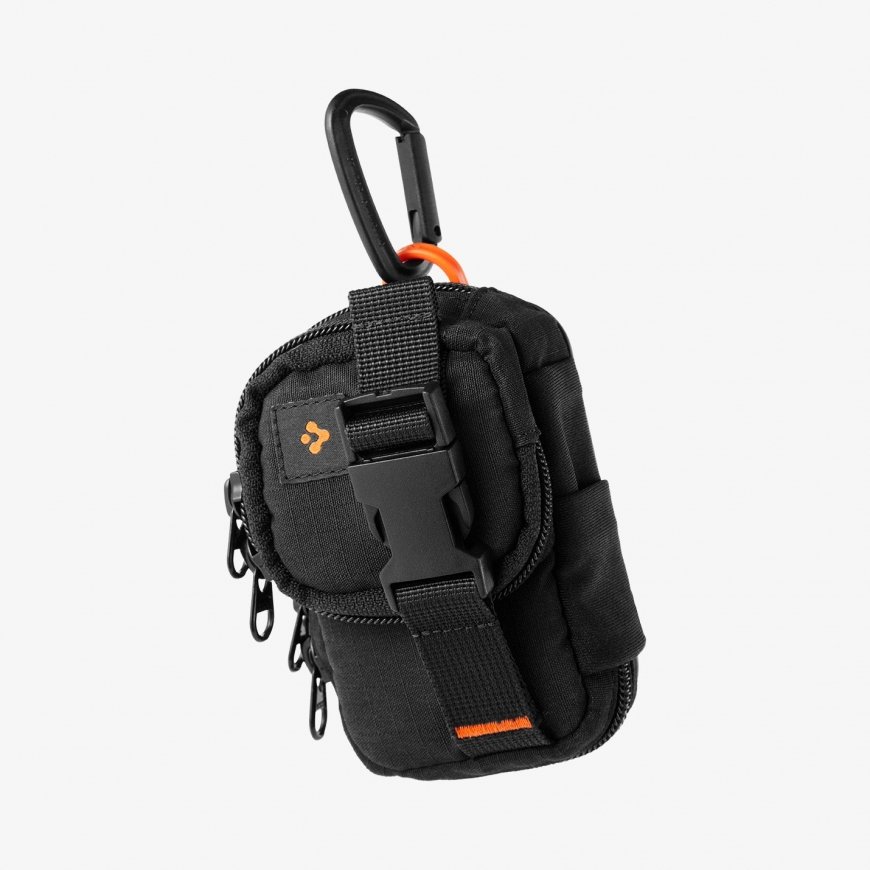 Spigen Snap Zip (MagFit) mobiliojo telefono dėklas Krepšelis Juoda – 5
