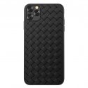 Devia Woven Pattern Design mobiliojo telefono dėklas 14,7 cm (5.8") Juoda Devia Woven Pattern Design mobiliojo telefono dėklas 14,7 cm (5.8") Juoda