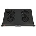 Extralink 19\" RACK MOUNT FAN PANEL (4 FANS) WITH THERMOSTAT Ventilaatoripaneel