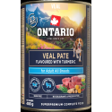 Konservi suņiem - Ontario Adult Veal Pate with Turmeric Flavor Konservi suņiem - Ontario Adult Veal Pate with Turmeric Flavor