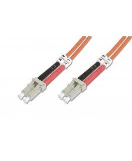 Digitus LC OM4, 10m „InfiniBand“ arba pluoštinis optinis kabelis I-VH Oranžinė