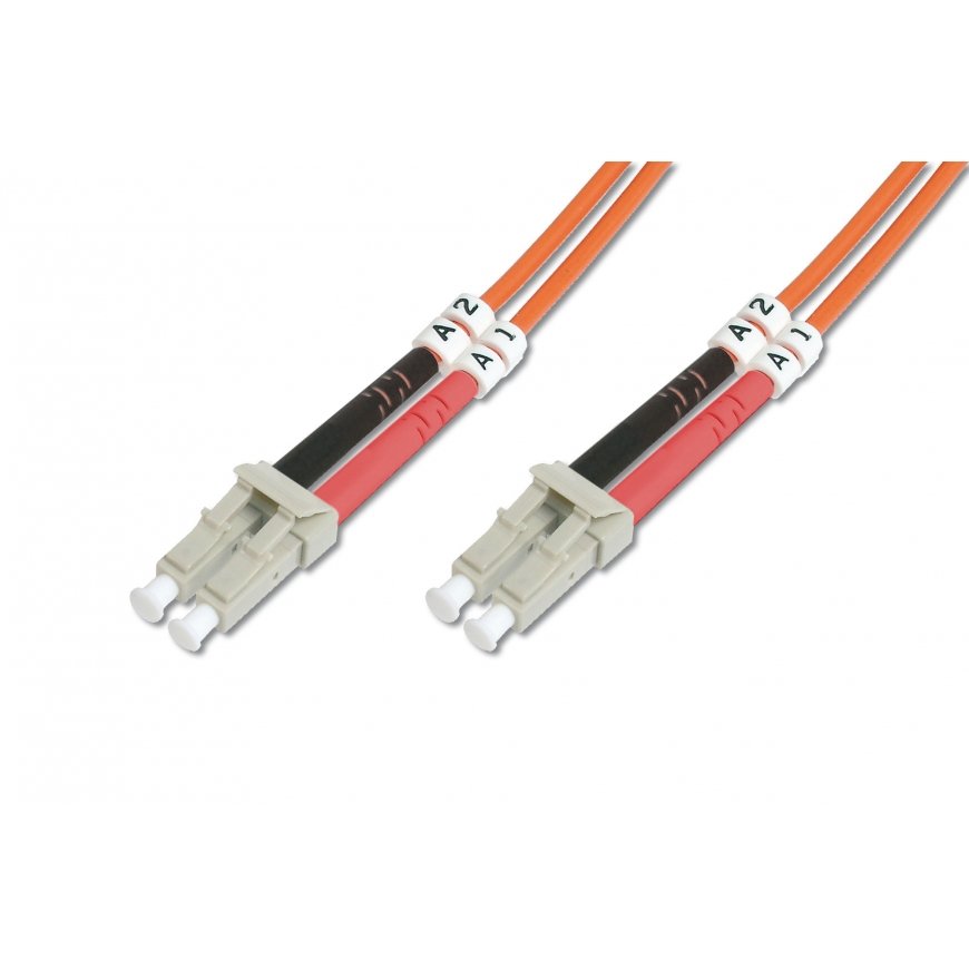 Digitus LC OM4, 10m „InfiniBand“ arba pluoštinis optinis kabelis I-VH Oranžinė