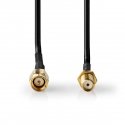 Nedis CSGL02010BK50 коаксиальный кабель 5 m SMA Черный Nedis CSGL02010BK50 коаксиальный кабель 5 m SMA Черный