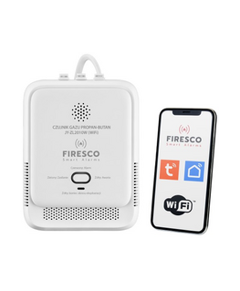 Dujas noplūdes sensors propāns-butāns Firesco (LPG) JY-ZL2010W Wi-Fi Tuya Smart Life